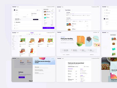 Commissary E-Commerce Solution billing checkout commissary ecommerce highfidelity pdp product category shop ui user experience userinterface ux uxui