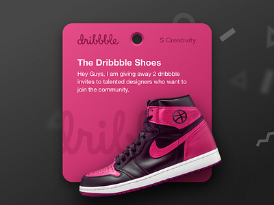 2 Dribbble Invites