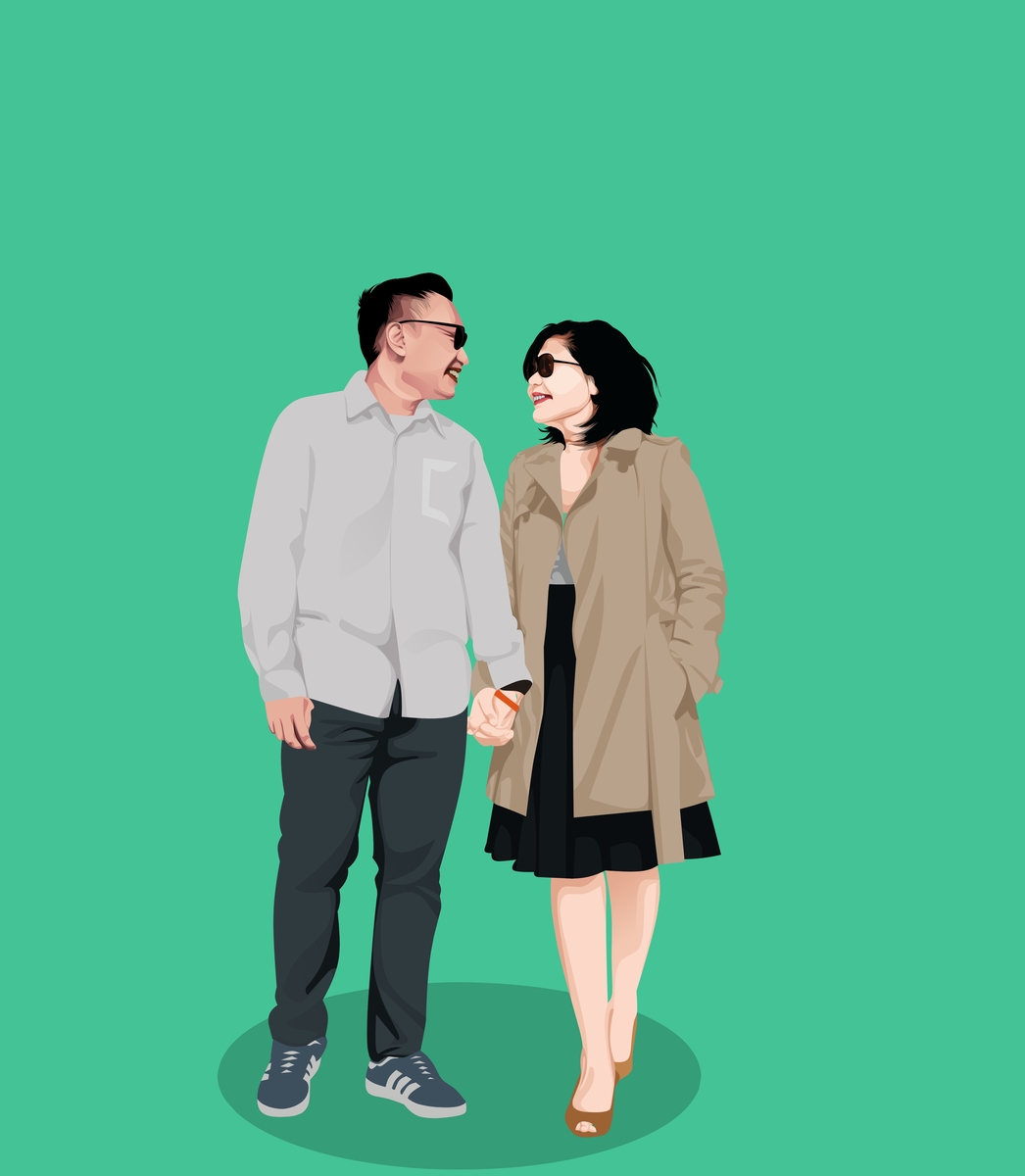 Proyek 1400_ couple by Reiner Purba on Dribbble