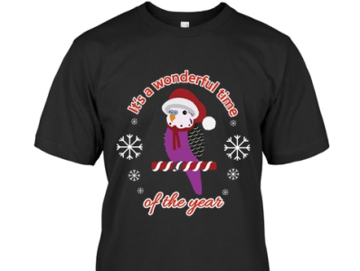 Little Budgie Christmas T-Shirt website link 👇