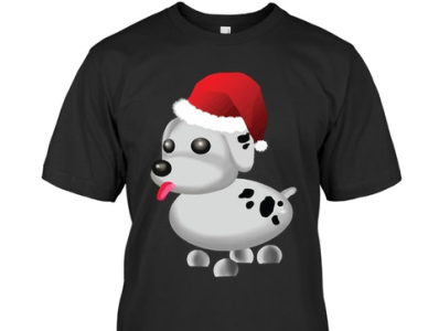 Adopt me Christmas dog-T-Shirt website link 👇