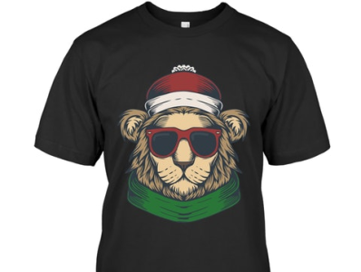 Lion Head Christmas-T-Shirt website link 👇