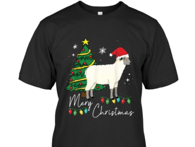 Sheep Christmas-T-Shirt website link 👇