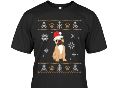 Christmas French Bulldog-T-Shirt website link 👇