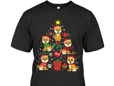 Akita Christmas-T-Shirt website link 👇