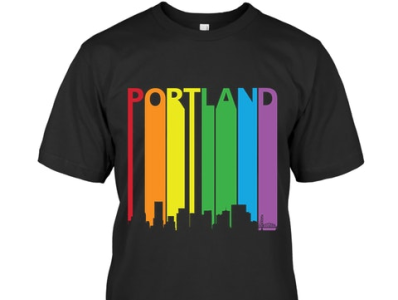 Portland LGBT Gay Pride-T-Shirt website link 👇