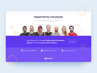 Woocommerce Redesign blue colorfull design people support ui uidesign ux uxdesign violet woocommerce