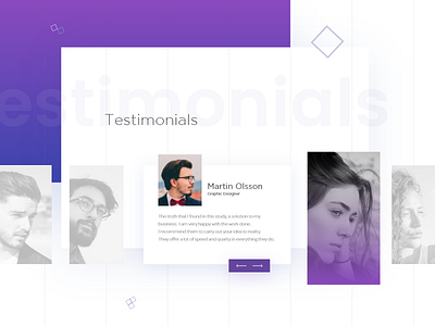 Testimonials -Team tangible page