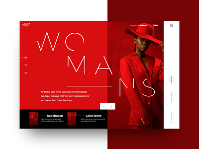 Red Slider #1 colorfull mondrianizm red slider style ui uidesign ux uxdesign