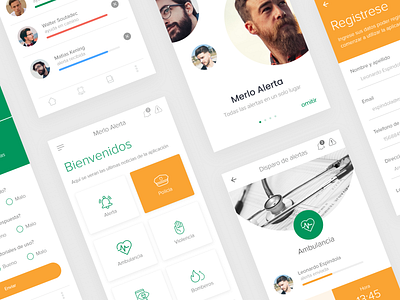 Merlo Alerta App #3 alert alerts android app emergency mobile ui ui ux uidesign ux uxdesign