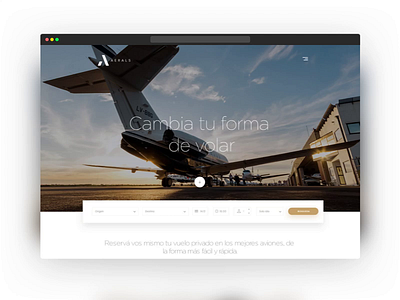 Private Fly Services clean fly landing landing page luxury minimal minimalistic private jet website white