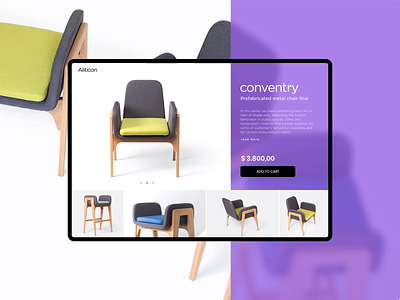 Product Slider - Converntry chair colorful ecommerce elegant furniture lounge product product catalog slider web design