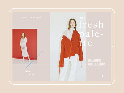 Fashion Slider animation 📹 2019 trend animation exploration fashion hi end hi fashion mondrianizm principle principle for mac red sketchapp slider test typografy