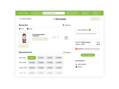 Grocery Checkout checkout page ecommerce grocery online uiux web design