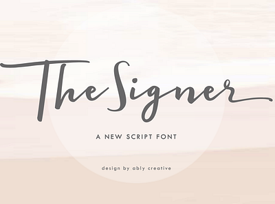 The Signer font creativemarket font font awesome font design font logo fontbundle handwrittenfont lettering font lettering fonts modern font signaturefont trendingfont