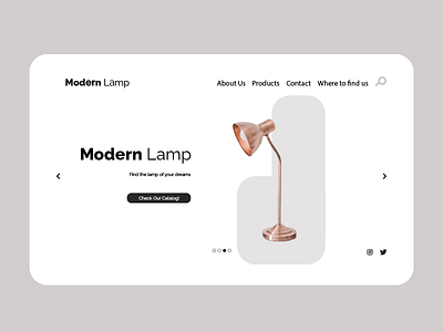 Lamps Website UI Design | UX/UIs