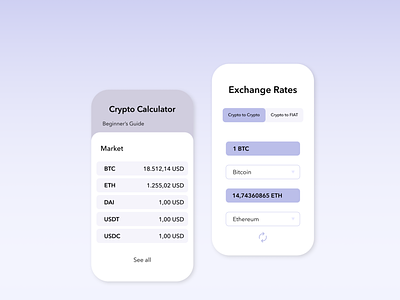 Calculator - Crypto Calculator | UI Daily Challenge 004