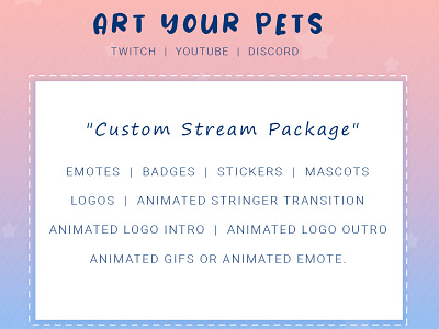 CUSTOM GRAPHIC DESIGN art badges emoteart emotestwitch graphicdesign illustration logodesign pets streamer vector