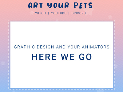 ARTYOURPETS IS COMING 2d art emotestwitch graphicdesign