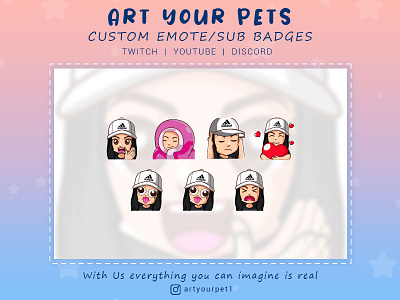 CUSTOM EMOTES BASED ON CLIENT'S PICTURE