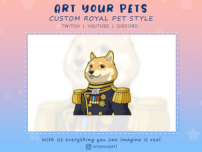 CUSTOM ROYAL PET 2d art design graphicdesign logodesign