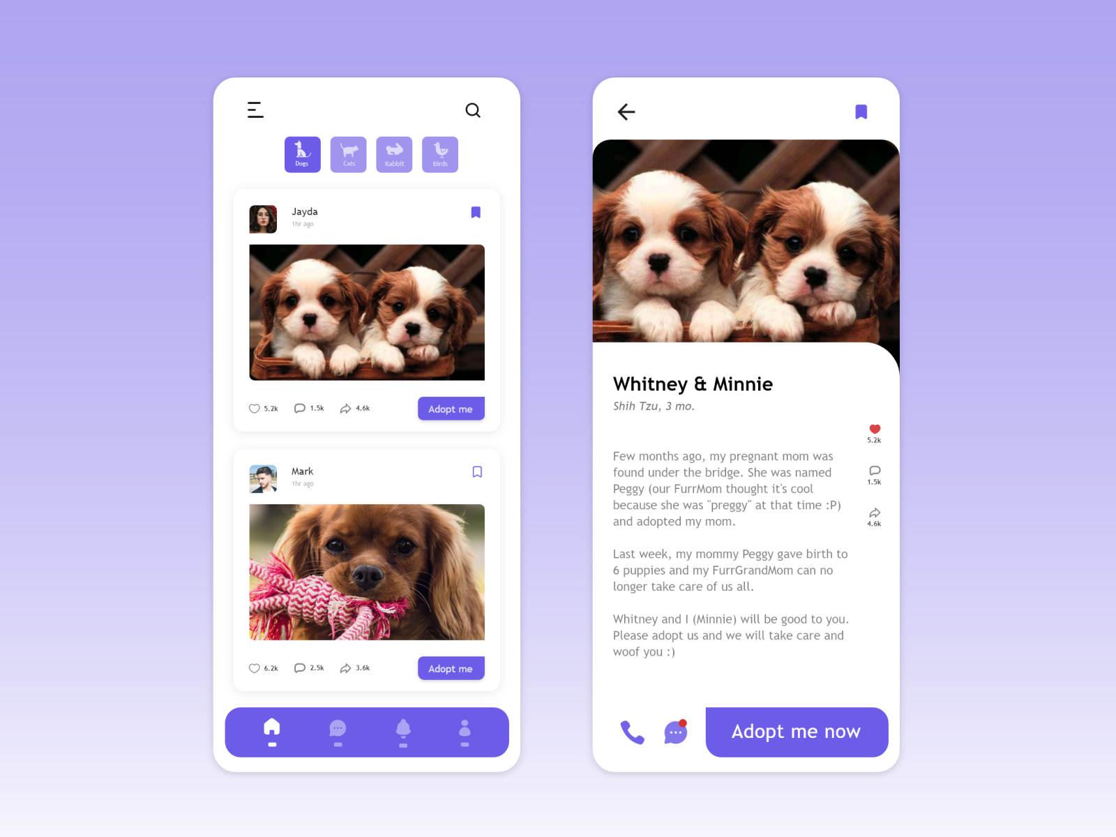 pet-adoption-mobile-app-ui-design-by-beverly-orofeo-on-dribbble