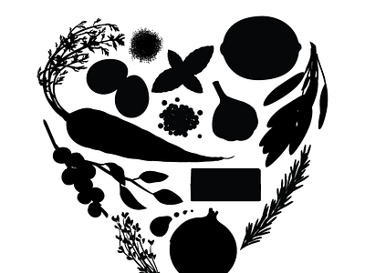 Food Love food silhouette