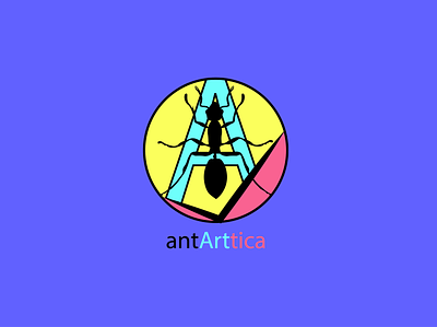 ANT ART TICA art design graphic design icon illustration illustrator logo minimal typography vector