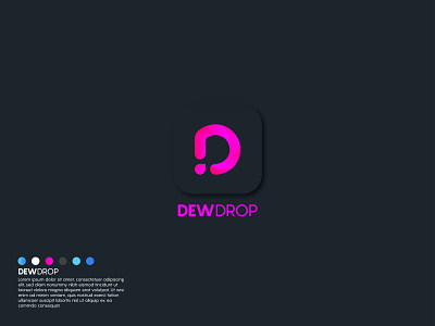 Modern logo - D letter logo - letter logo design- D logo