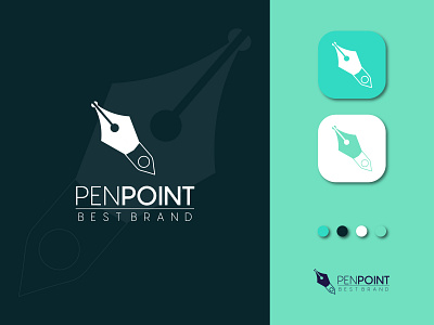 Modern logo design - Pen logo - brand logo.