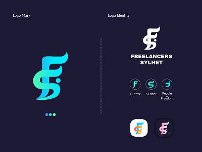 Freelancers Sylhet | FS logo | FS letter | Modern logo