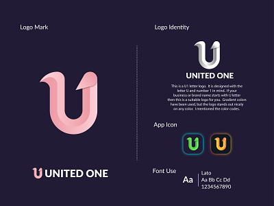 U letter logo | modern logo | luxury logo | Brand identity | U1