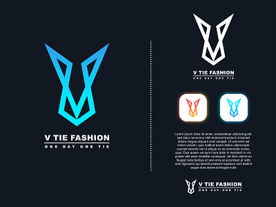 Tie Fashion Logo | Tie Logo | AK Masum | Fashion Logo