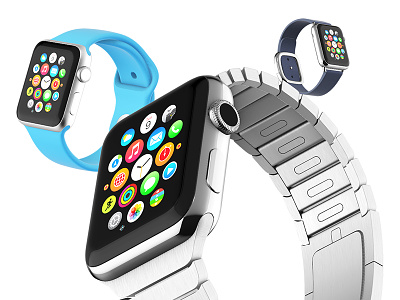 Apple Watch 3D models for Adobe After Effects