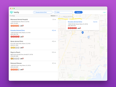 Vetify Vet Search Web