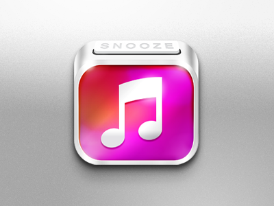 soundsleep Icon alarm app apple apps icon ios icon music retina sleep snooze sounds ui ux