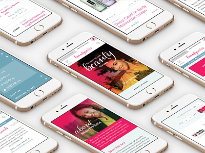 Beautypedia Mobile beauty responsive web design rwd skincare