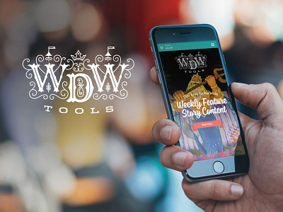 WDW Tools Logo disneyworld logo mobile rwd startup