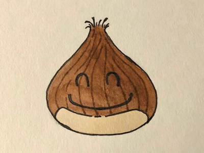 Watercolor chestnut