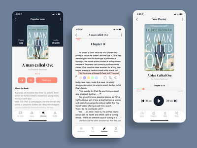 E-books and Audio books App