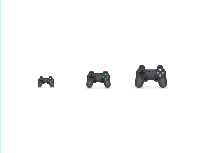 PS3 controller icons