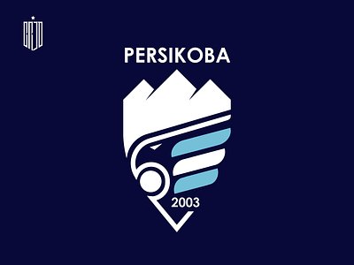 Persikoba Kota Batu Crest Redesign Concept design football football club logo minimal soccer soccer badge soccer logo vector