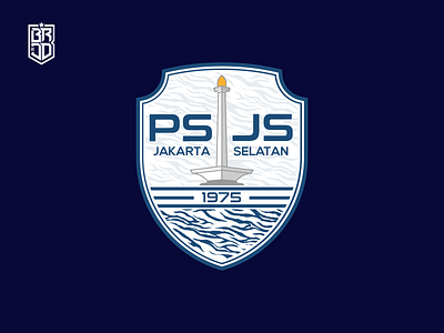 PSJS Jakarta Selatan Crest Redesign Concept design football football club logo soccer soccer badge soccer logo