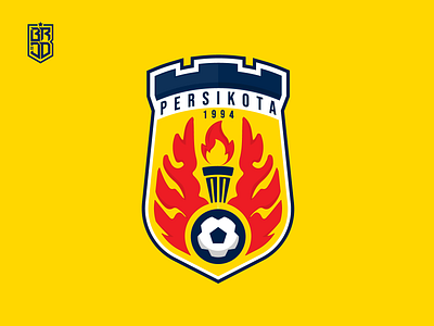 Persikota Tangerang Crest Redesign Concept branding design football football club illustration logo soccer soccer badge soccer logo