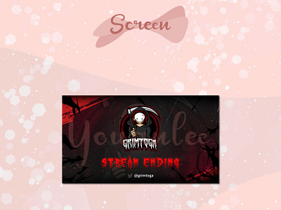 OFFLINE SCREEN banner design emoji set illustration logo esport offline overlay screen streamer streaming twitch