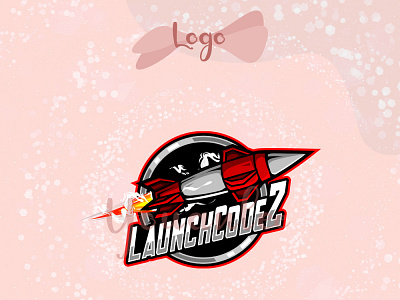 CUSTOM TWITCH LOGO christmas design emotes illustration jet logo logo esport mascot plane rocket space streamer twitch vector