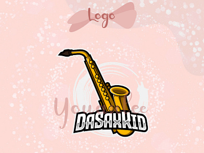 TWITCH LOGO illustration logo logo esport mascot saxophone streamer twitch vector