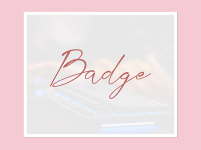 CUSTOM BADGE badge graphic design streamer twitch