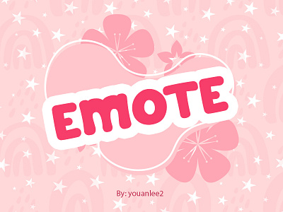 EMOTE chibi twitch emotes emotes girl illustration streamer twitch vector