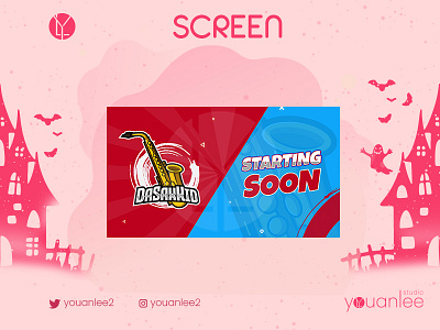 STARTING SCREEN branding design illustration screen starting streamer twitch